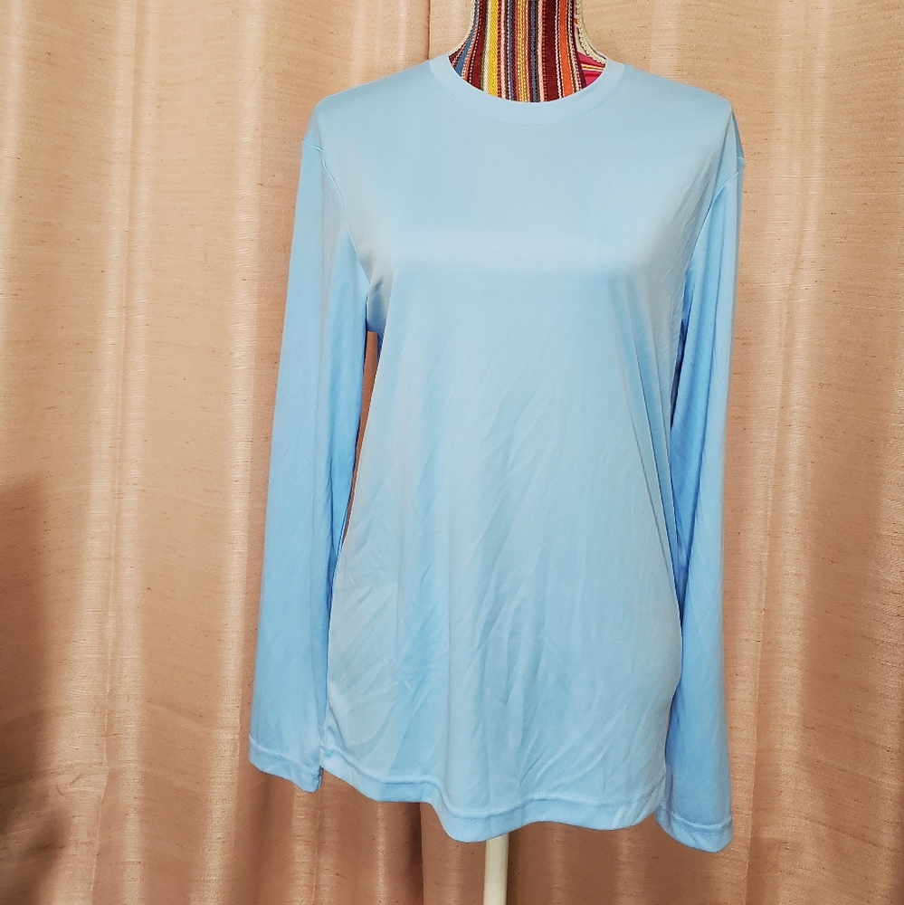 Devops Outdoor or Fishing Shirt Men's Small Blue